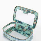 Metallic Light Blue Tile Storage Bag | Oh My Mahjong