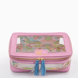 Metallic Light Pink Tile Storage Bag | Oh My Mahjong