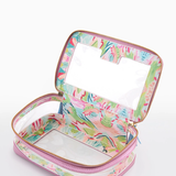 Metallic Light Pink Tile Storage Bag | Oh My Mahjong