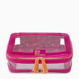 Metallic Pink Tile Storage Bag | Oh My Mahjong
