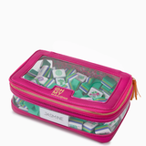 Metallic Pink Tile Storage Bag | Oh My Mahjong