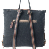 Garnate Canvas & Hairon Bag | Myra