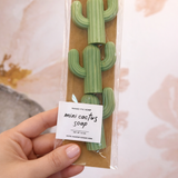 Naked Fig Mini Cactus Bar Soap | Set of 3