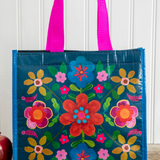 Navy Folk Floral Insulated Lunch Bag | Natural Life