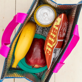 Navy Folk Floral Insulated Lunch Bag | Natural Life
