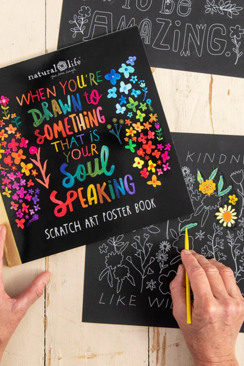 Scratch Art Poster Book | Natural Life