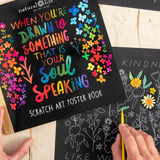 Scratch Art Poster Book | Natural Life