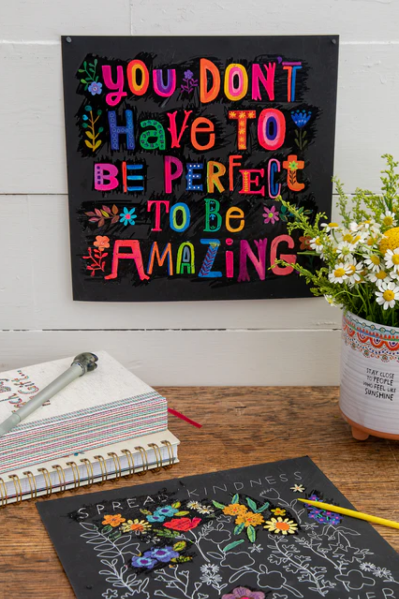 Scratch Art Poster Book | Natural Life