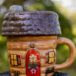 Cozy Cabin Lidded Mug | Natural Life