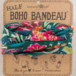 Half Boho Bandeau |  Green Painterly Vines