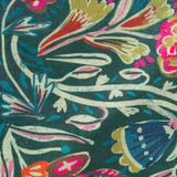 Half Boho Bandeau |  Green Painterly Vines