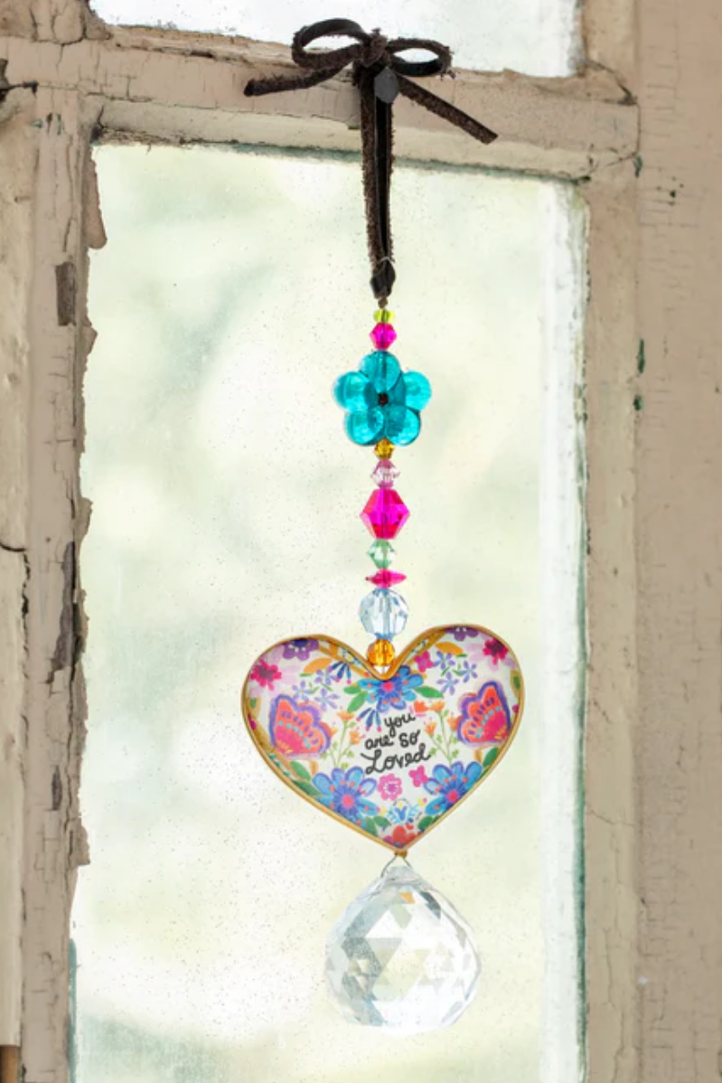 Loved Sun Catcher Car Charm | Natural Life