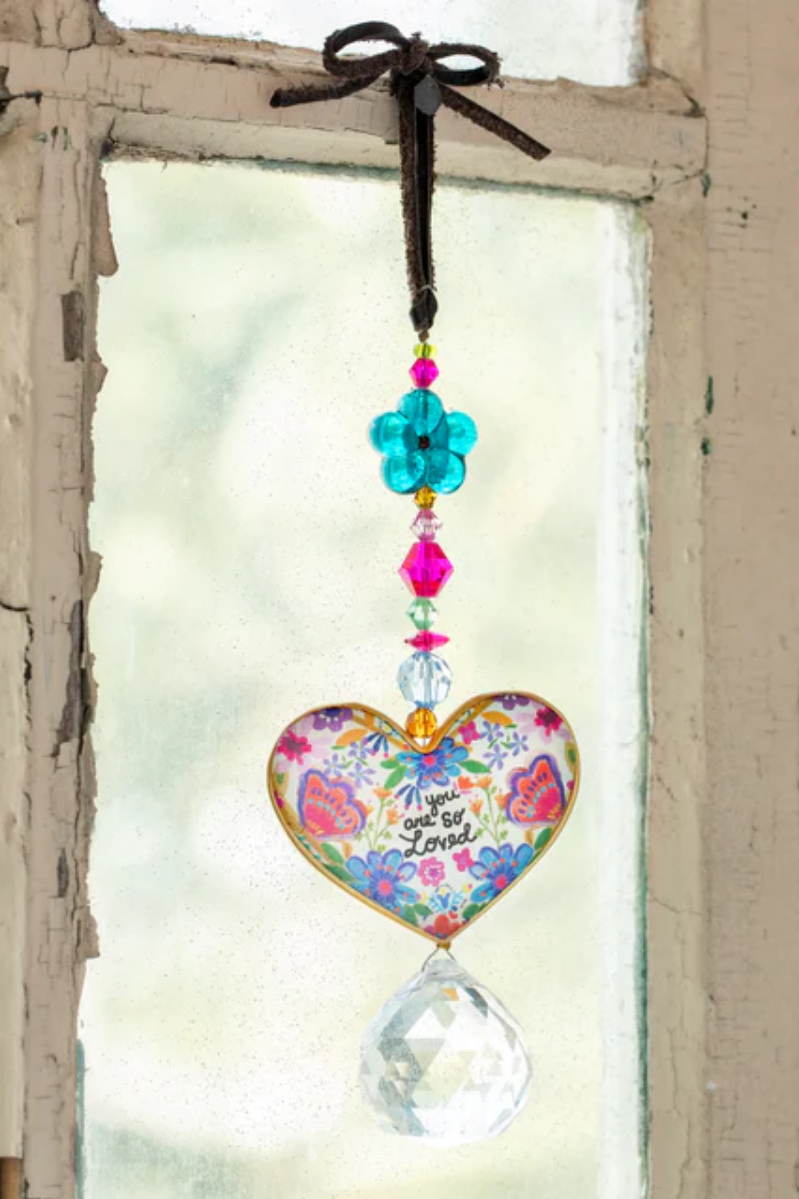 Loved Sun Catcher Car Charm | Natural Life
