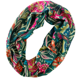 Half Boho Bandeau |  Green Painterly Vines