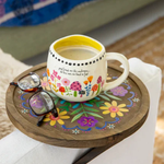 Folk Flower Clip On Sofa Tray Table | Natural Life