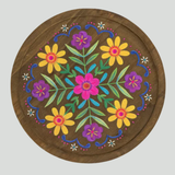 Folk Flower Clip On Sofa Tray Table | Natural Life