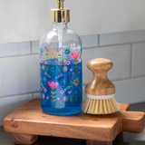 Floral Glass Soap Dispenser | Natural Life