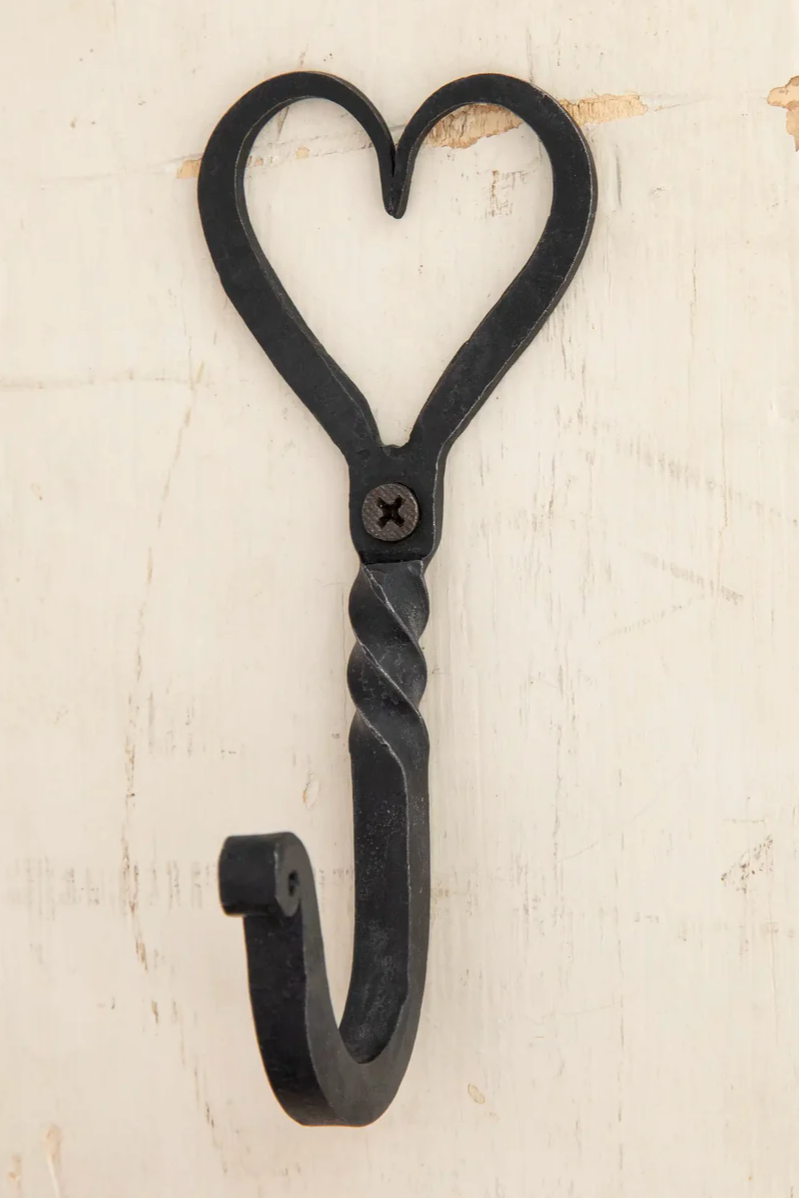 Heart Iron Wall Hook | Natural Life