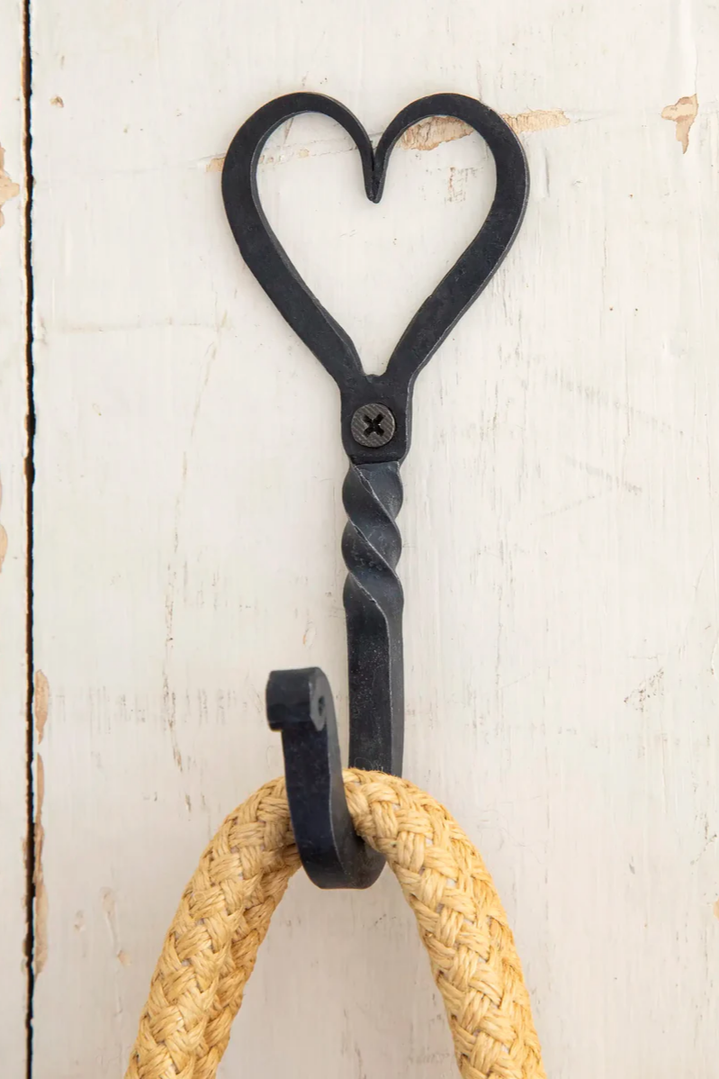 Heart Iron Wall Hook | Natural Life