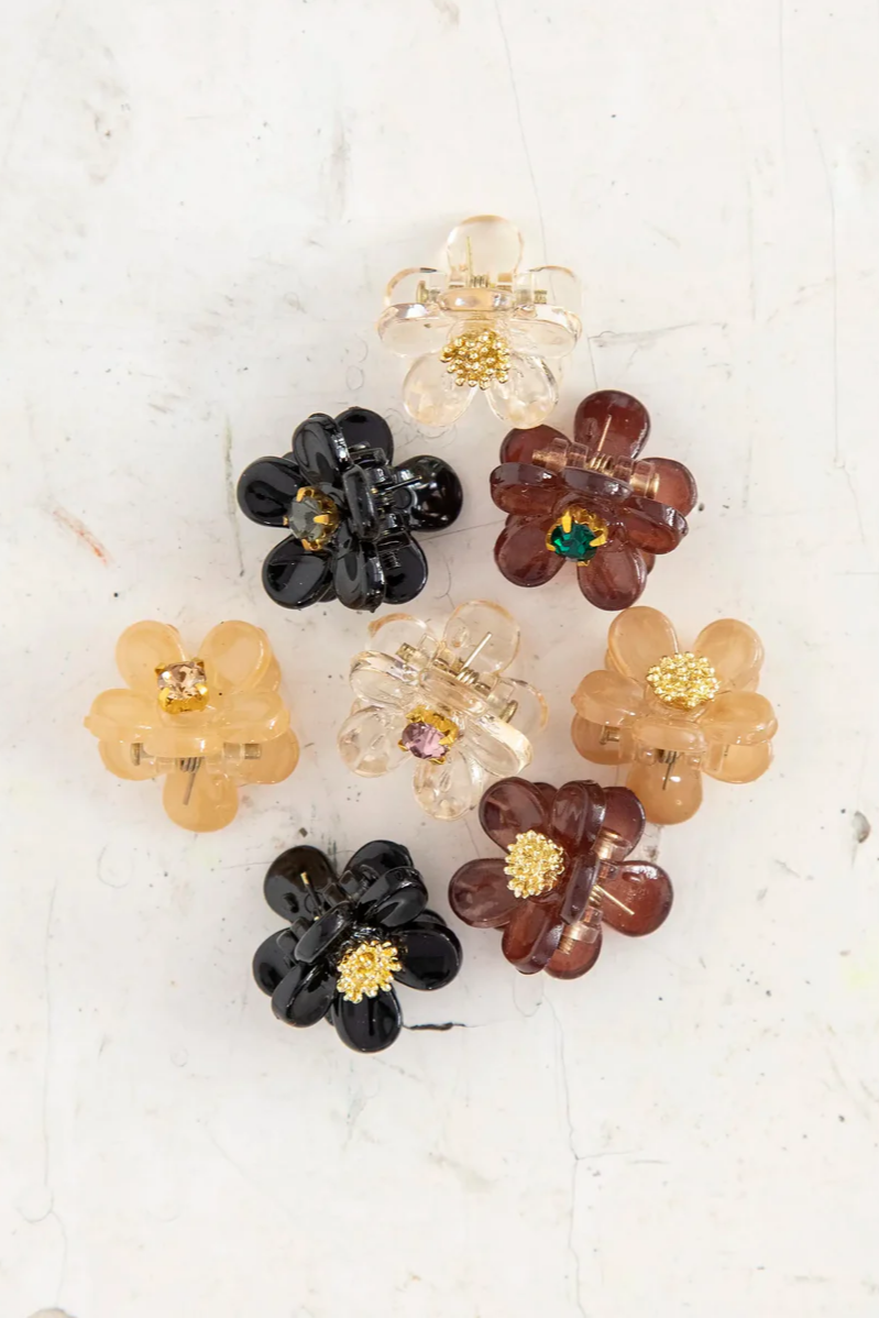 Micro Mini Daisy Hair Claws | Natural Life