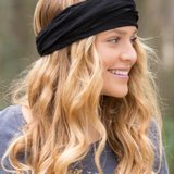 Solid Boho Bandeau | Natural Life | Black