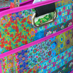 Car Trunk Organizer |  Navy Folk Flower