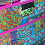 Car Trunk Organizer |  Navy Folk Flower