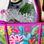 Car Trunk Organizer |  Navy Folk Flower