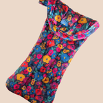 Bungalow Floral Velvet Puffy Glasses Case