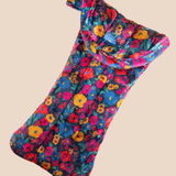 Bungalow Floral Velvet Puffy Glasses Case