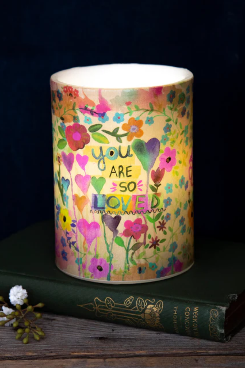 You Are So Loved Flameless Candle | Natural Life