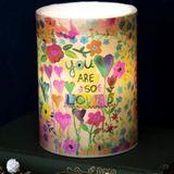 You Are So Loved Flameless Candle | Natural Life