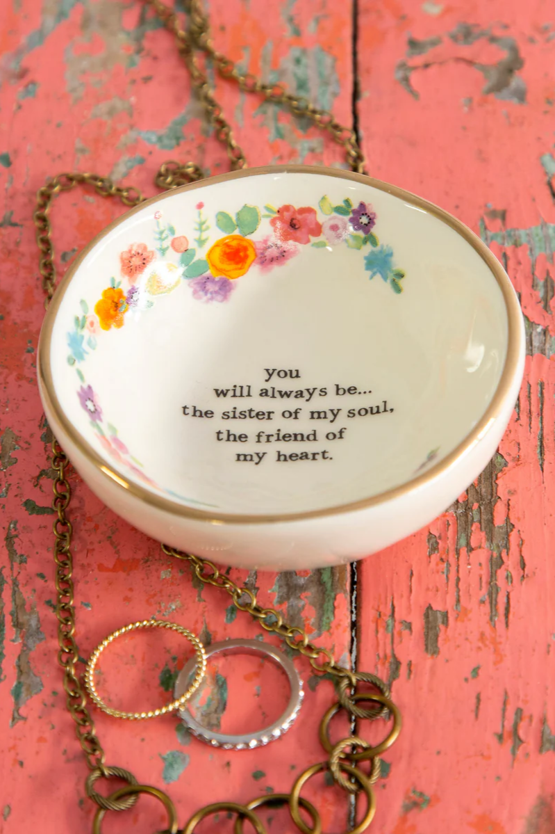 Ceramic Giving Trinket Bowl | Sister of My Soul
