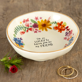 Perfect Little Trinket Bowl, Lucky Friend | Natural Life