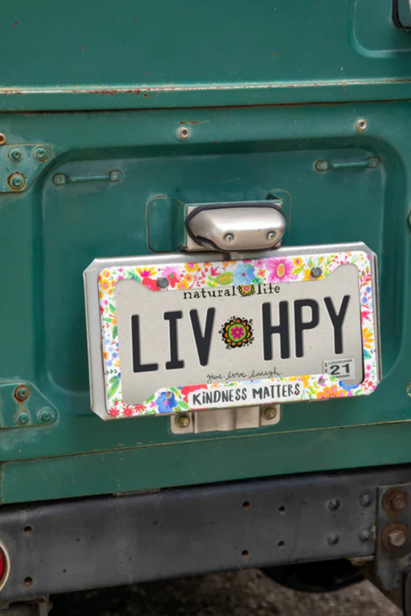 Kindness Matters License Plate Frame | Natural Life