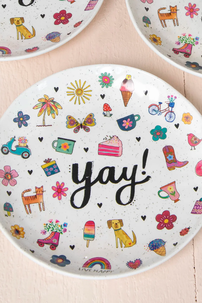 Melamine Party Plates, Set of 4 | Natural Life