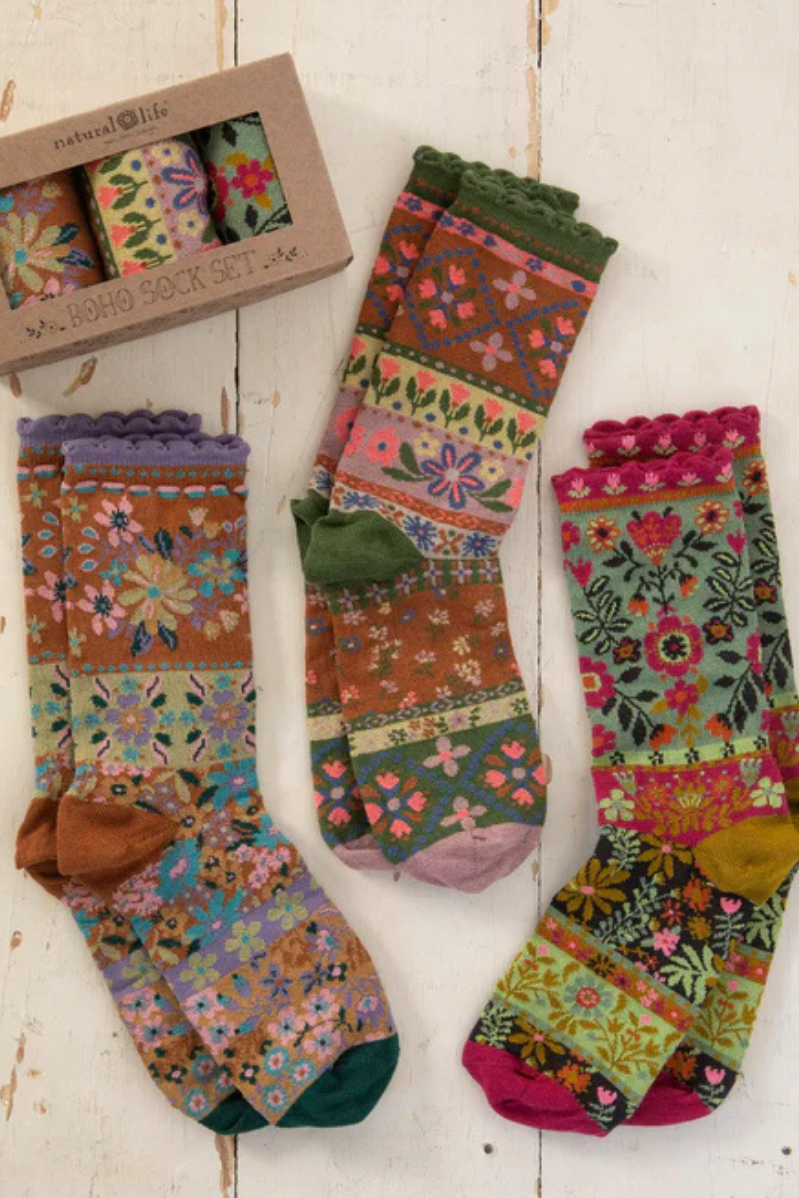 Boho Sock Set | Natural Life