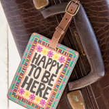 Travel Happy Luggage Tag | Natural Life