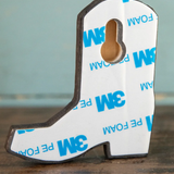 Boot Adhesive Wooden Wall Hook, Set of 2 | Natural Life