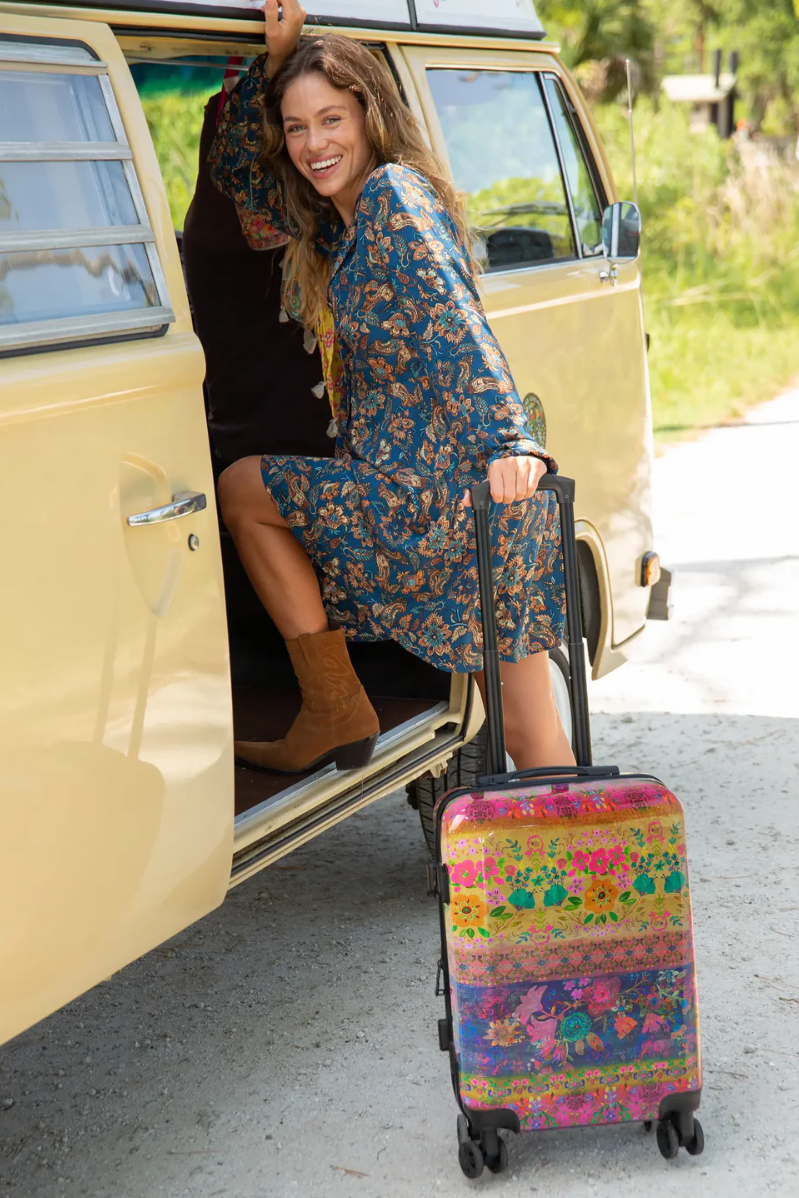 Travel Happy Carry-On Suitcase | Natural Life
