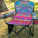 Folk Floral Happy Camper Chair | Natural Life