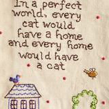 Linen Embroidered Hand Towel | Natural Life