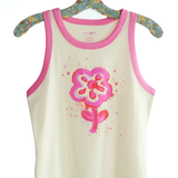 Ivory Flower Ringer Tank Top | Natural Life