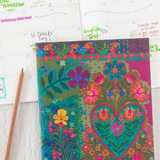 2025-26 Academic Planner | Natural Life | Teal Heart