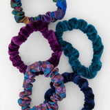 Print & Velvet Scrunchies, Set of 5 | Natural Life