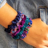 Print & Velvet Scrunchies, Set of 5 | Natural Life
