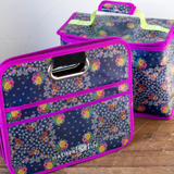 Car Trunk Organizer |  Navy Folk Flower