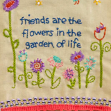 Linen Embroidered Hand Towel | Natural Life