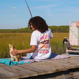 Comfy Cotton Fish Tee Shirt | Natural Life