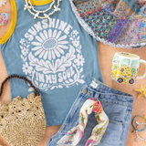 Sunshine In My Soul Ringer Tank | Natural Life